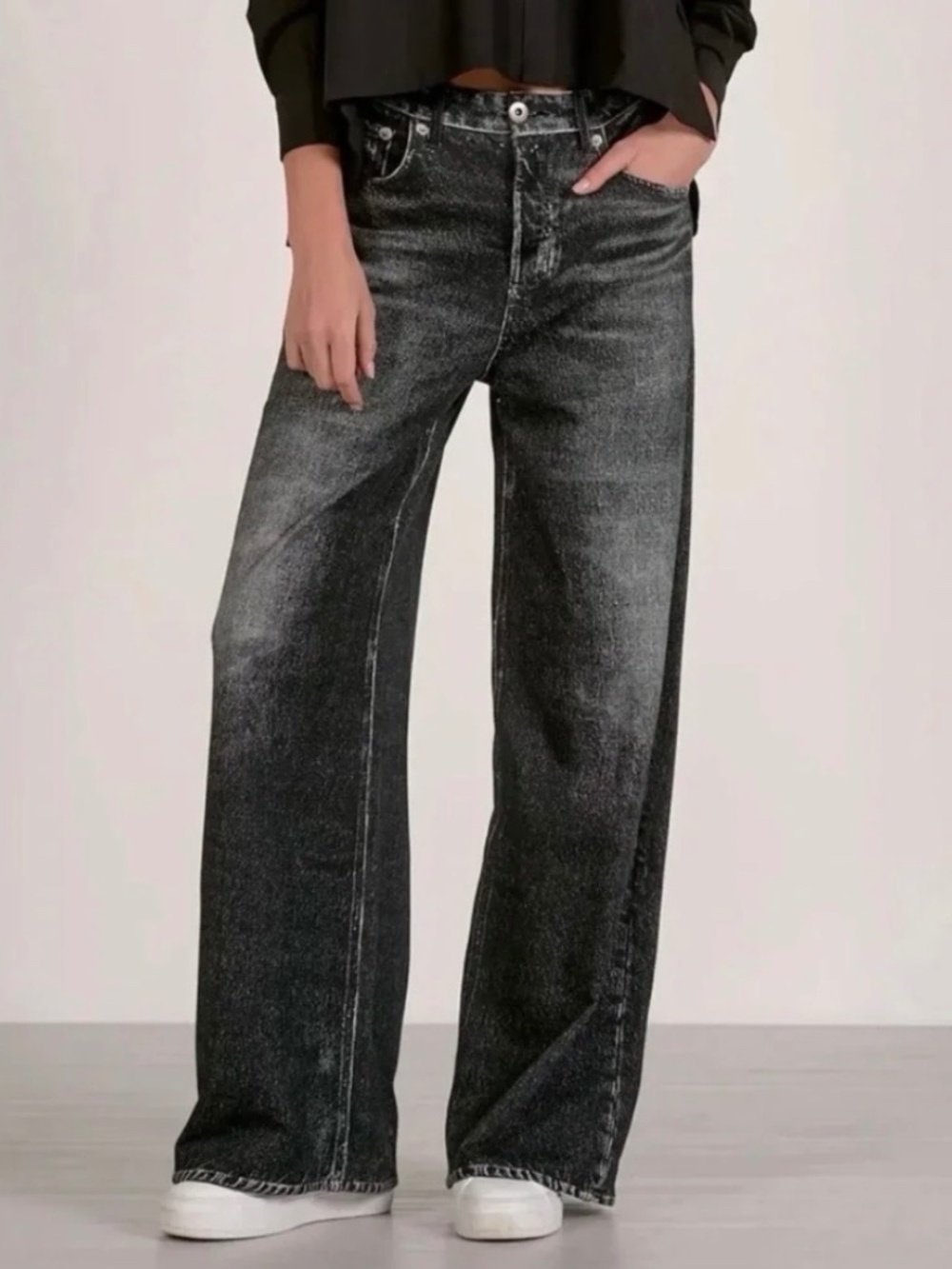 Elan wide leg size small sweatpants jeans